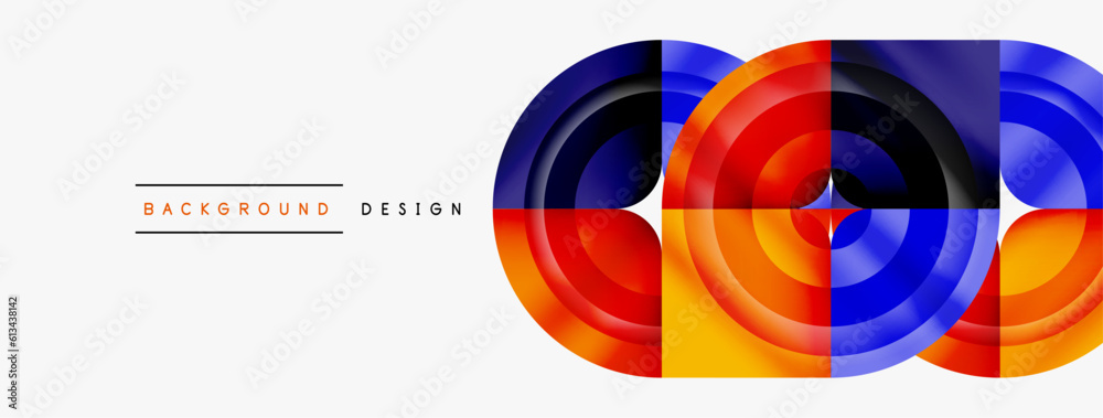 Circle abstract background. Wallpaper, banner, background, landing page, wall art, invitation, print, poster Circle abstract background. Wallpaper, banner, background, landing page, wall art, invitation, print, poster