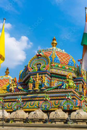 Photography Craving detail in the Sri Maha Mariamman Temple, Hindu Temple in Bangkok, Thailand