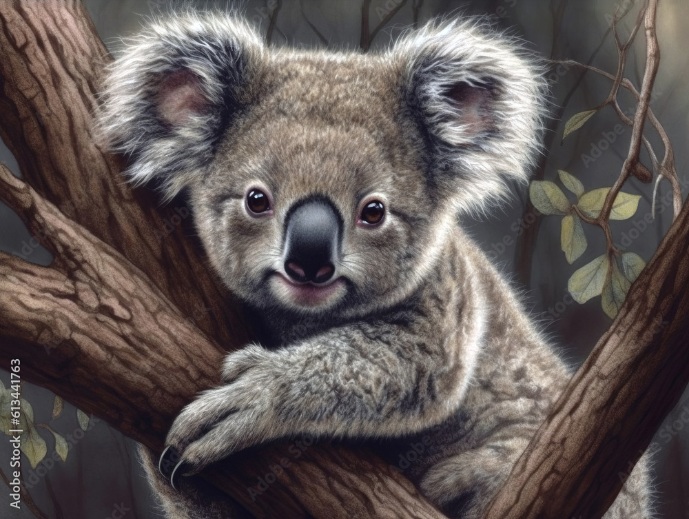 Fototapeta premium koala in a tree