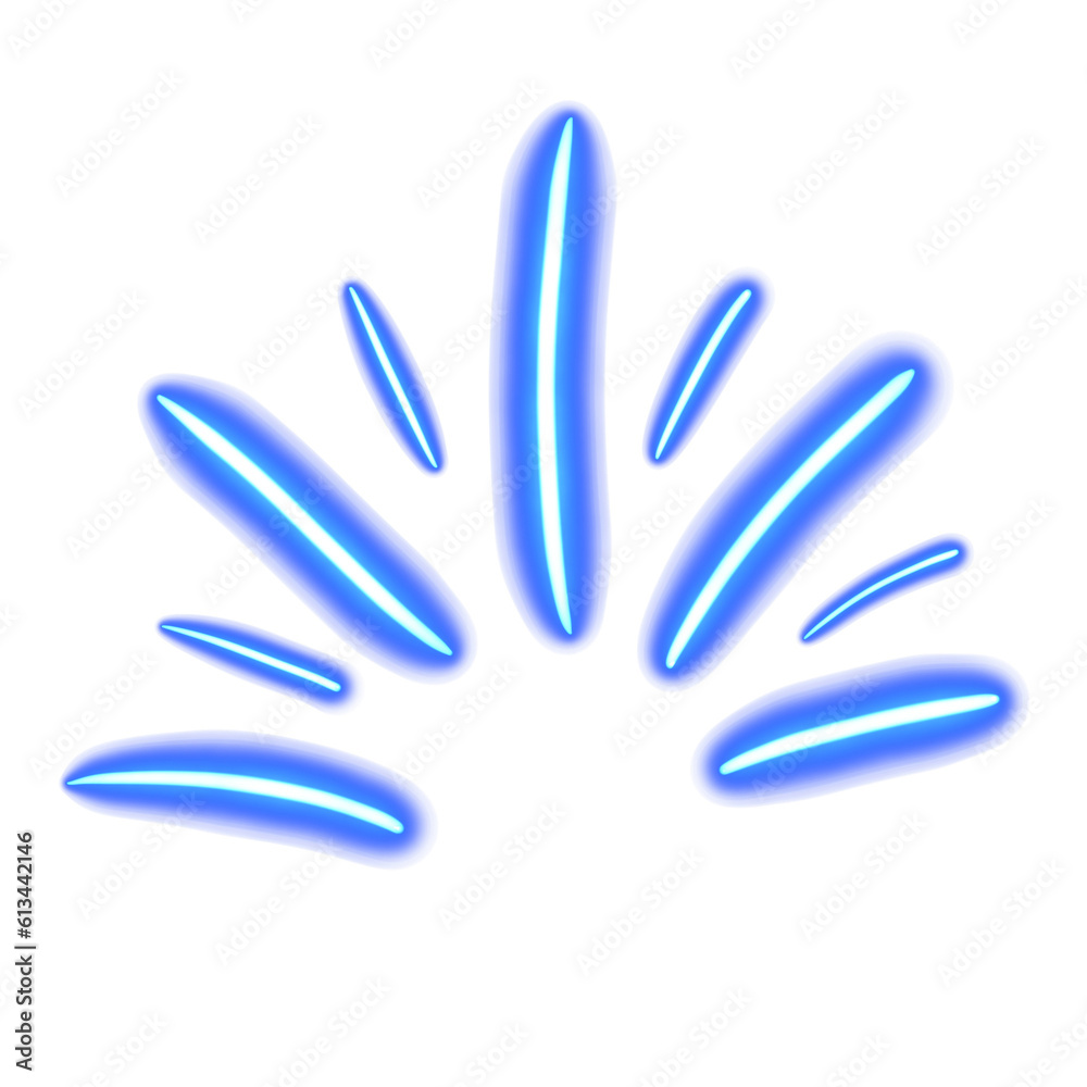 Blue neon led light rains Blue neon led light rains