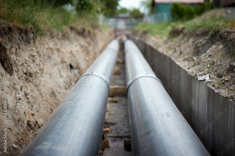 Pre-insulated hot water pipes. Greening of the heating network in the housing estate. Efficiency of heat supply. Ongoing construction. Energy in hot water. Pre-insulated hot water pipes. Greening of the heating network in the housing estate. Efficiency of heat supply. Ongoing construction. Energy in hot water.