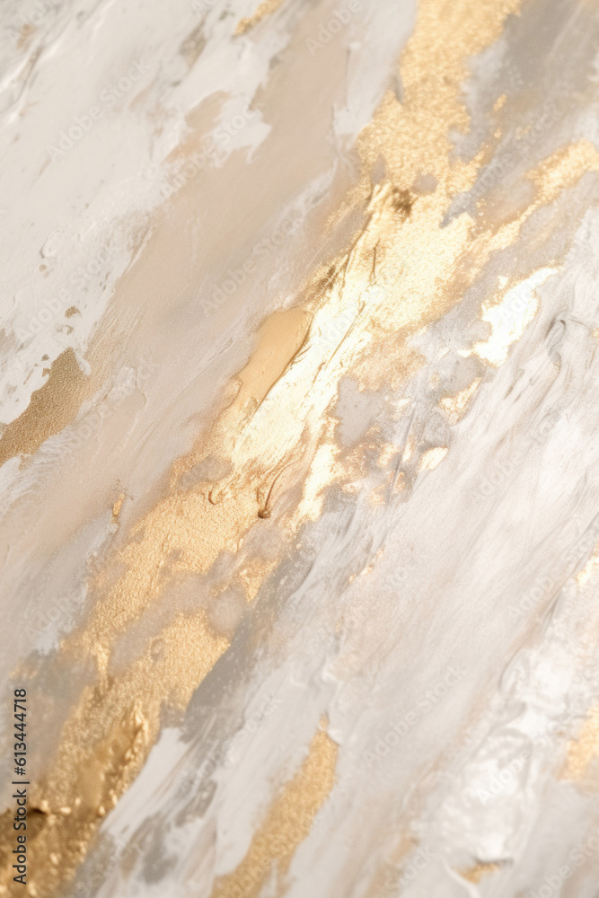 Obraz premium Luxurious Abstract Background. Gold And Beige Luxury Wallpaper. Generative AI.