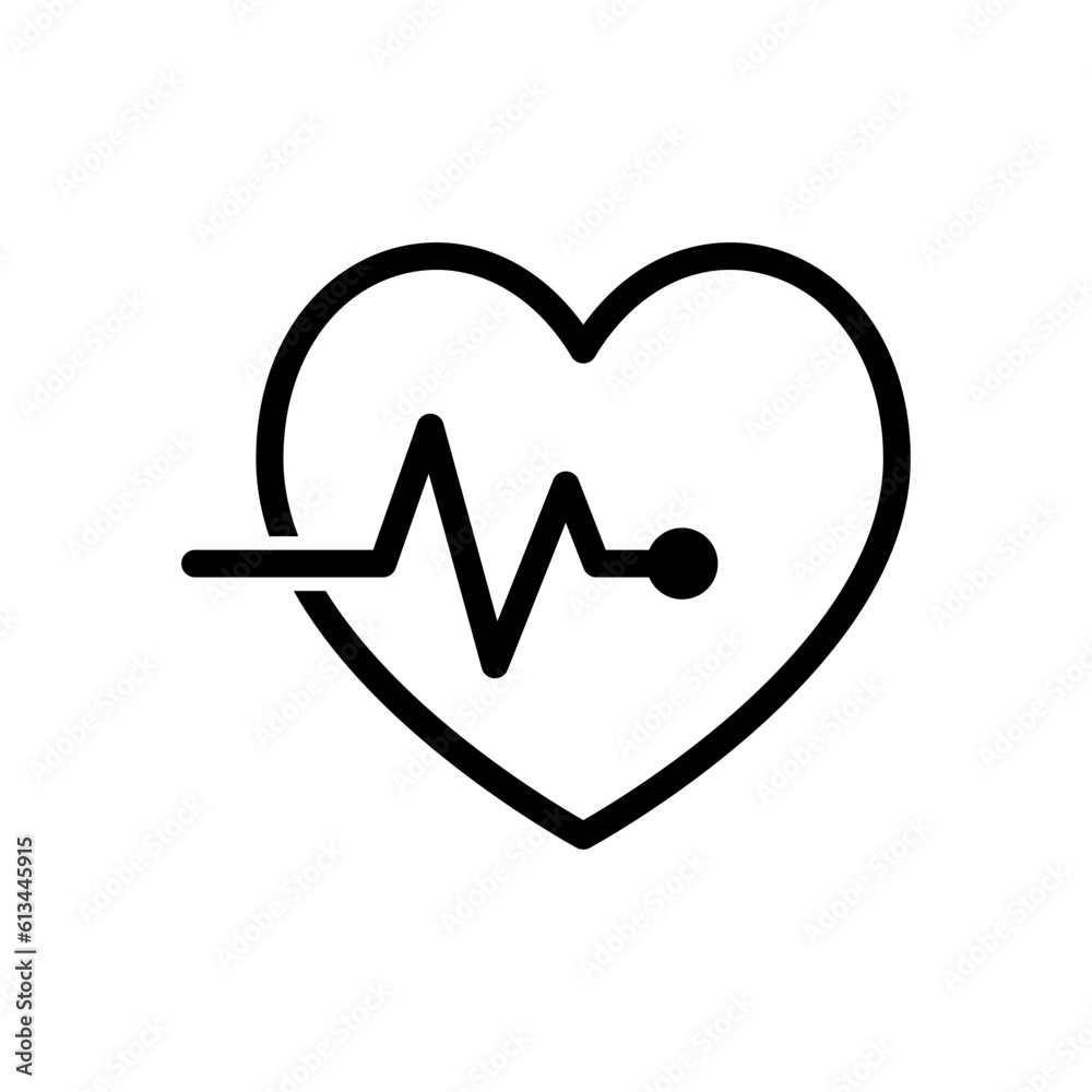 Hearth pulse icon vector on trendy design Hearth pulse icon vector on trendy design