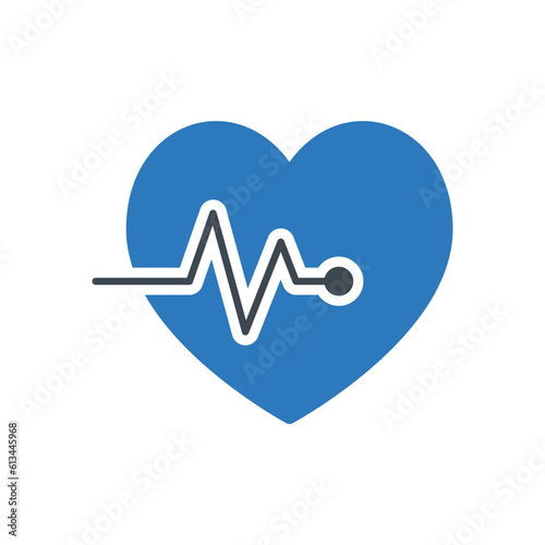 Hearth pulse icon vector on trendy design