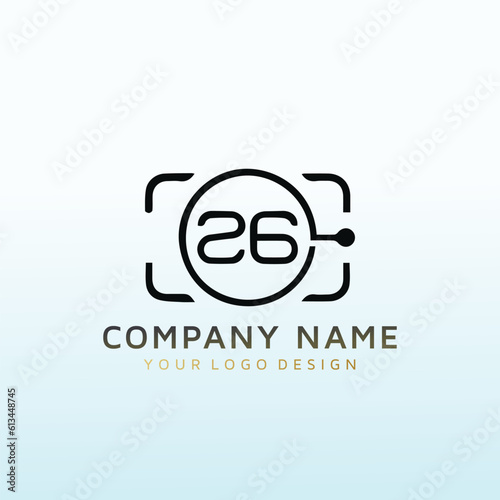 26 photography vector logo design