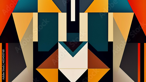 abstract background with triangles