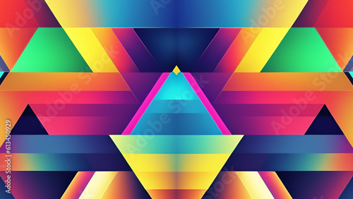 abstract background with triangles