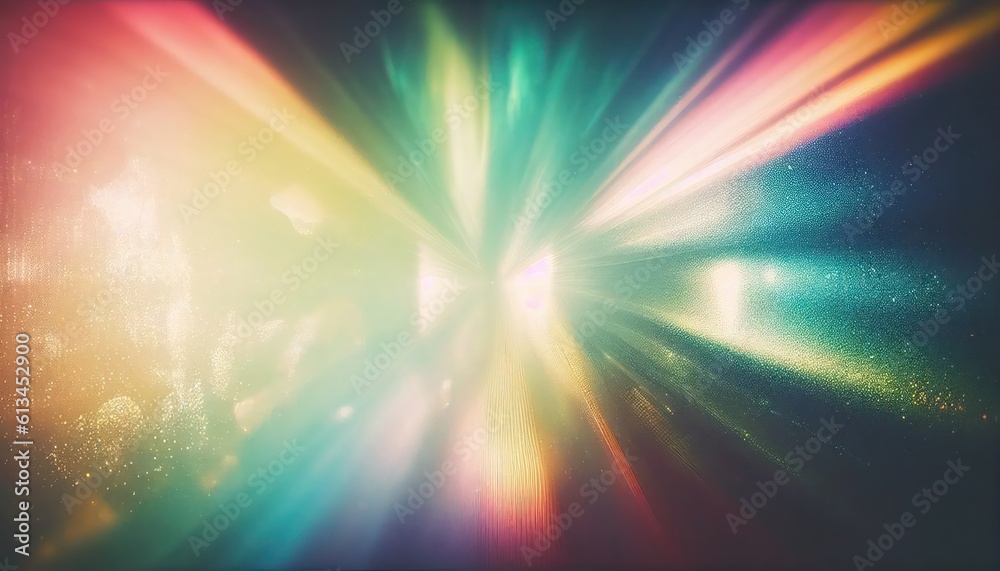 Colorful lens effect, abstract art background light glow 