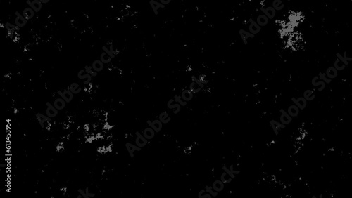 4K Vintage film grunge on black background, old grunge video with dust grain texture overlay effects. Easy to use, variation 03