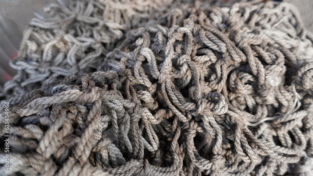 close up of a pile of wool