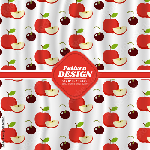 fruit pattern background  design