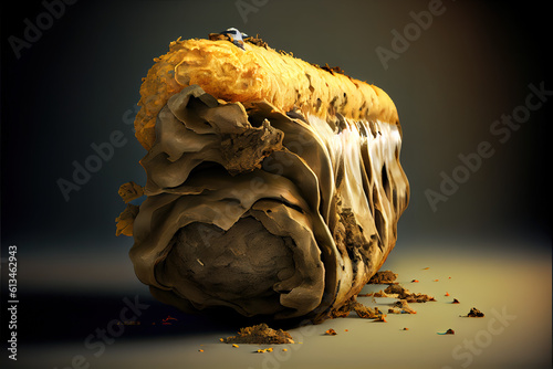 Realistic fatberg 3d. AI generated photo