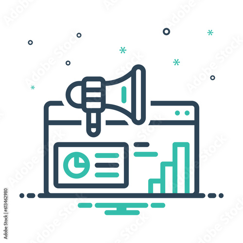 Mix icon for marketing 