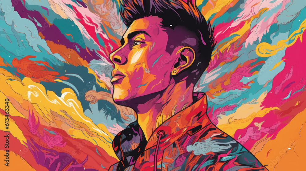 The Comic LGBTQ Pride Month Drawing Concept The Comic LGBTQ Pride Month Drawing Concept