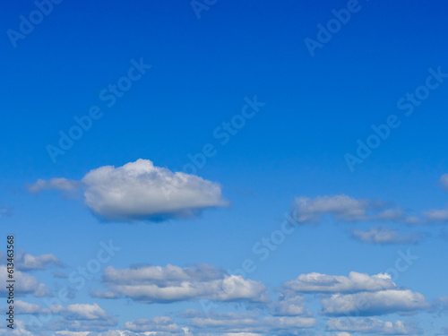 Blue sky background with clouds