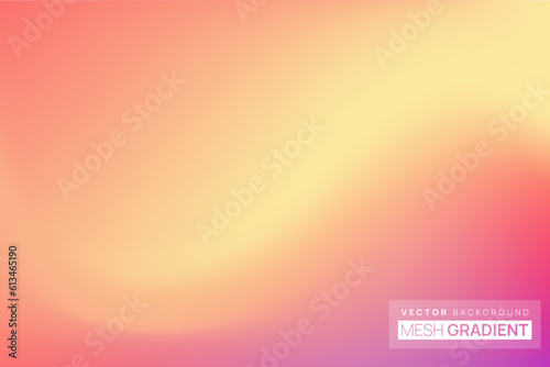 Modern gradient background. Colorful, fresh, warm, vibrant mesh gradient wallpaper and backgound