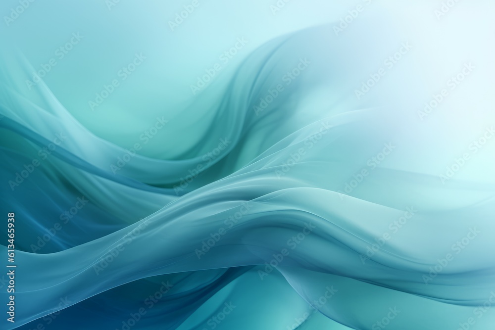 Abstract green blue wind background. Generate Ai Abstract green blue wind background. Generate Ai