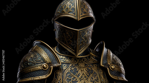 中世ヨーロッパの騎士の鎧 Generative AI