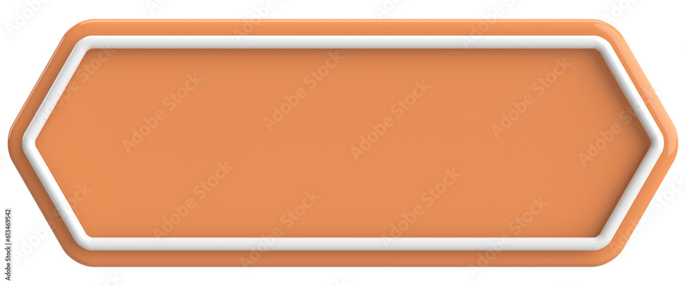 3D button. Empty button. 3D illustration. 3D button. Empty button. 3D illustration.