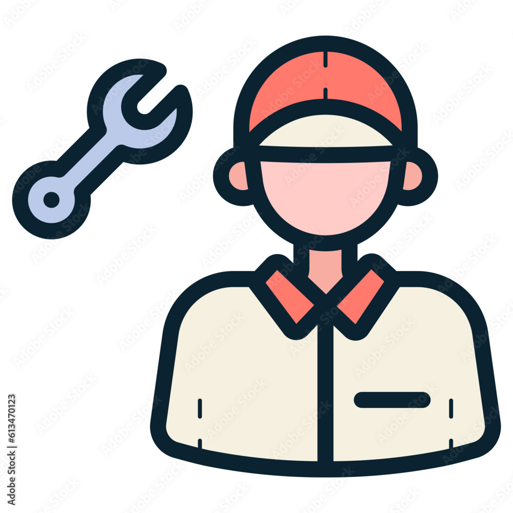 car mechanic icon