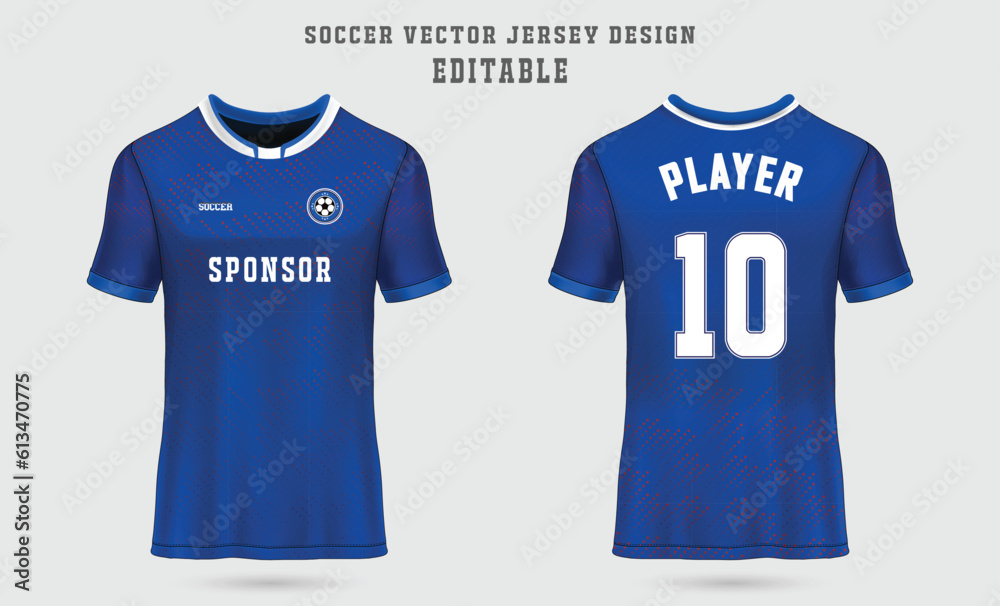 Soccer jersey vector editable template sport t shirt design Soccer jersey vector editable template sport t shirt design