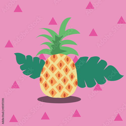 Pineapple Paradise Illustration