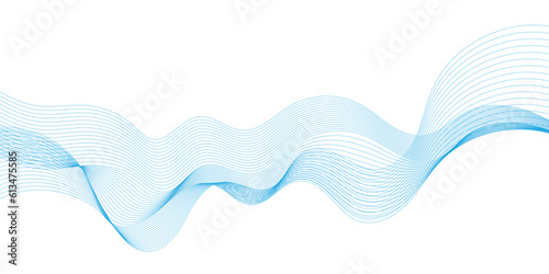 Abstract flowing wave lines. Design element for technology, science, modern concept.vector eps 10