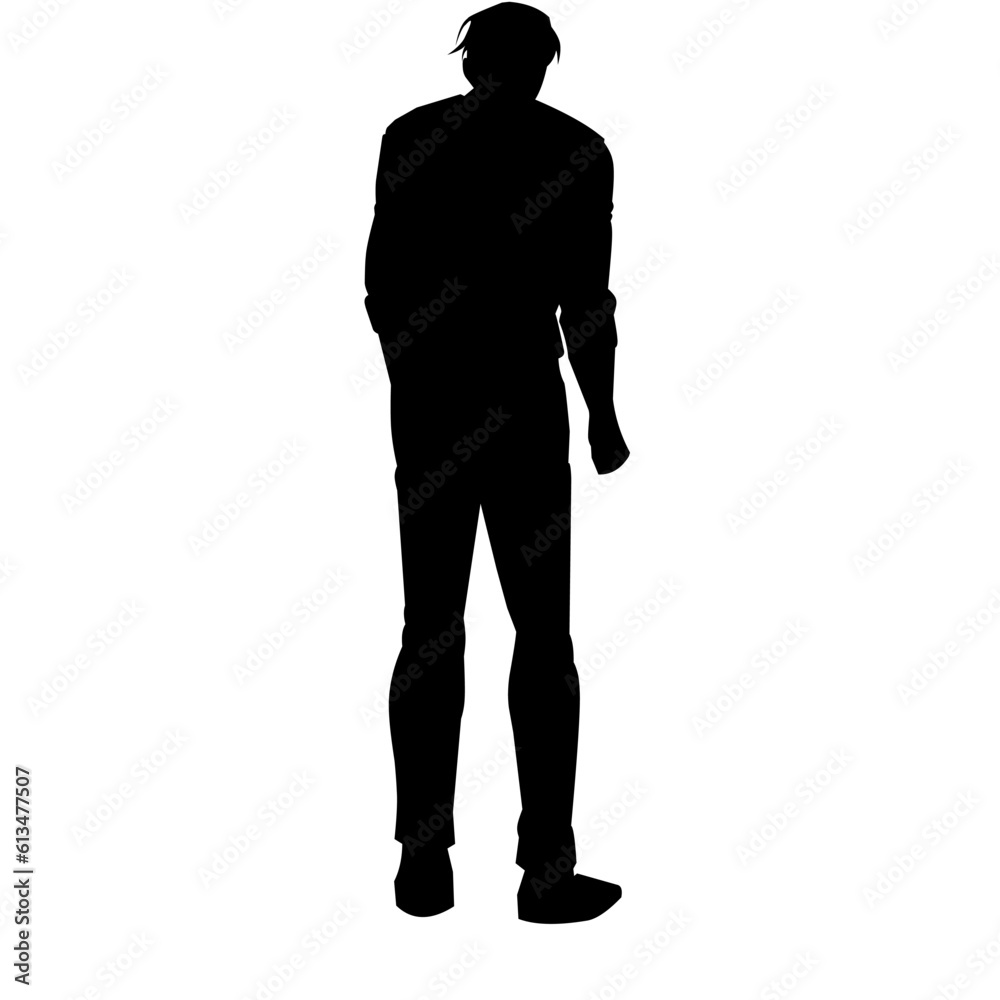 man silhouette vector illustration man silhouette vector illustration