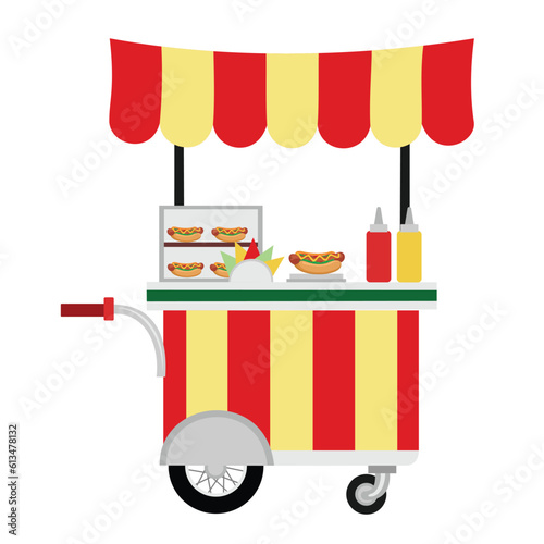 street food clip art vector illustration design