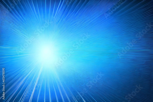 Blue abstract background with a network grid and particles connected