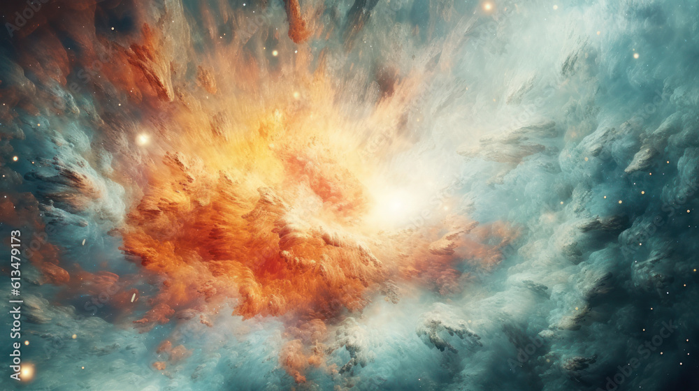 Abstract fantasy cosmic universe wallpapers, background, Generative AI