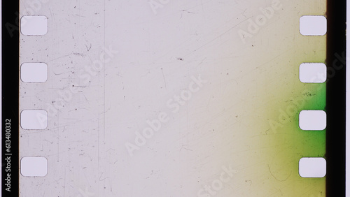 Green Film Flash Overlay Texture