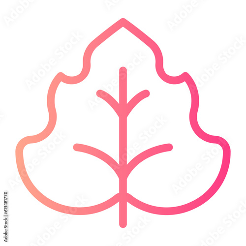 leaf gradient icon