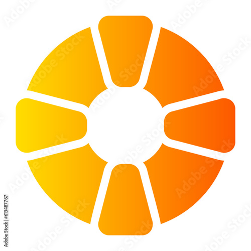 lifebuoy gradient icon
