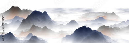 sunrise in the mountains