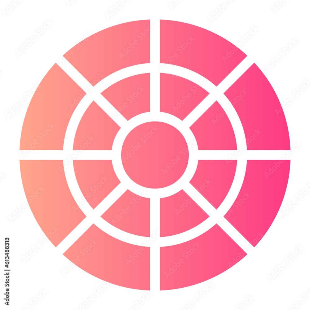 color wheel gradient icon color wheel gradient icon