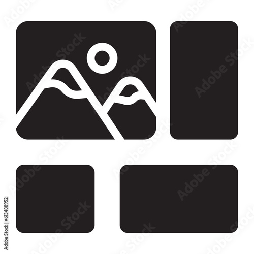 storyboard glyph icon