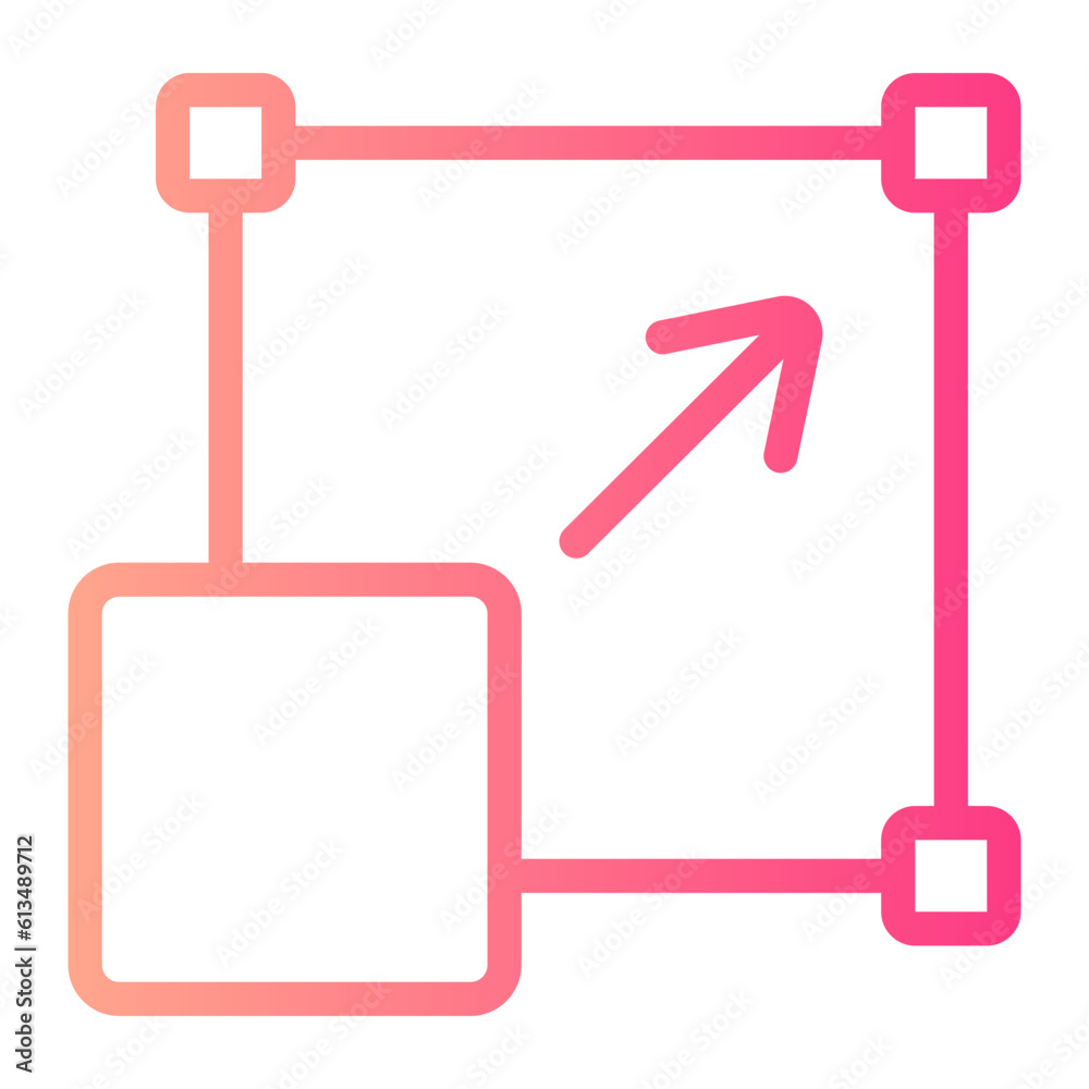 resize gradient icon resize gradient icon