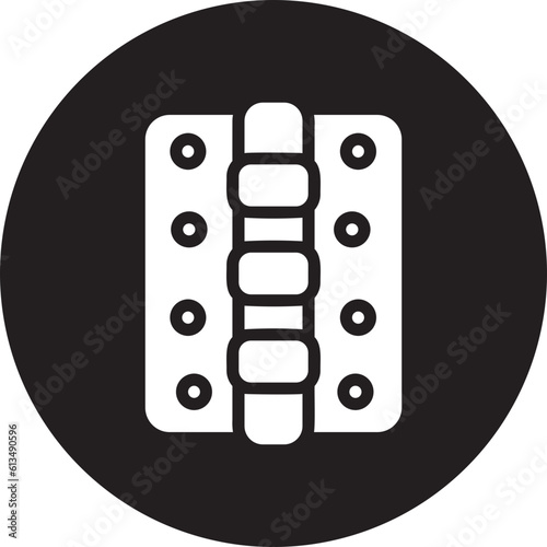 hinge glyph icon