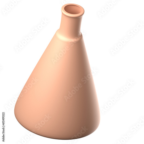 Konstfotografi erlen meyer flask  icon isolated on the white background