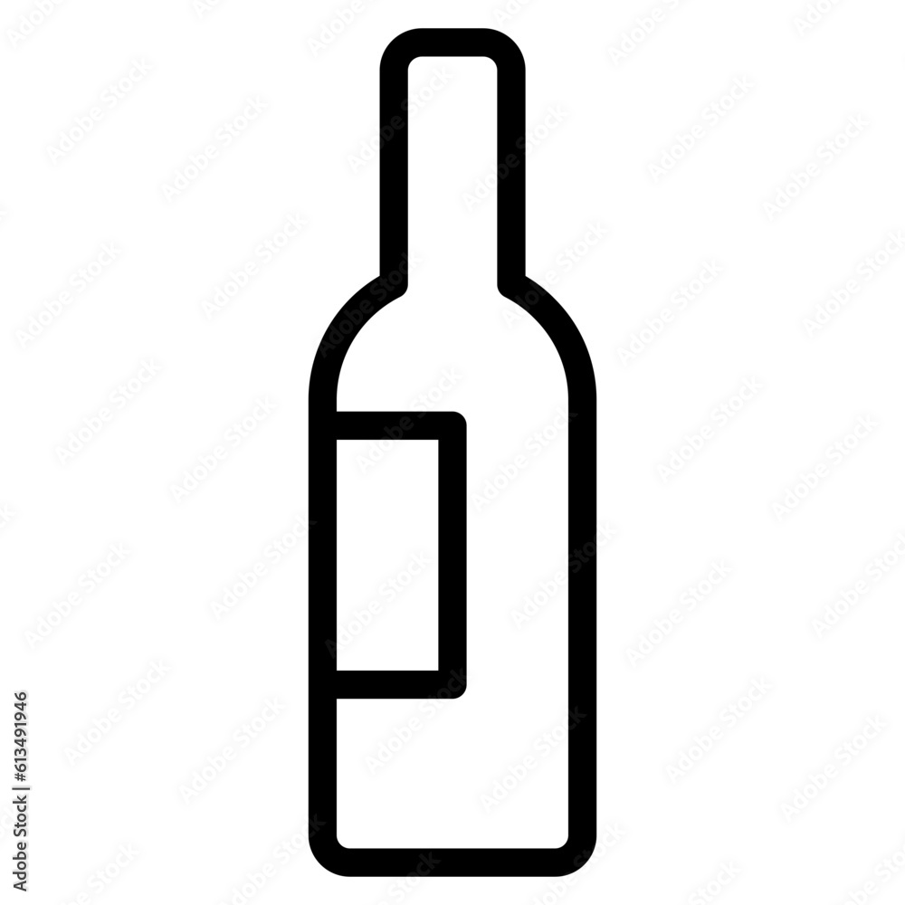 wine bottle line wine bottle line