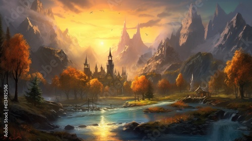 Fantasy Landscape Game Art