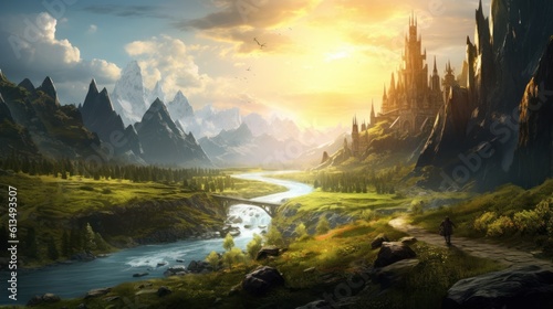 Fantasy Landscape Game Art