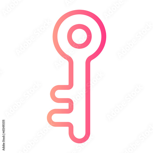 key gradient icon