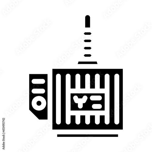 electrical substation electrical engineer glyph icon vector. electrical substation electrical engineer sign. isolated symbol illustration