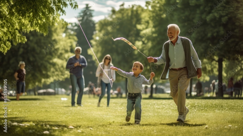 Generational Bonds, heartwarming moment featuring multiple generations