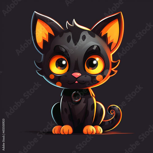 Schwarz orange Katze