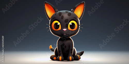 Schwarz-Orange Katze