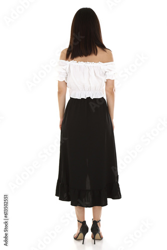 new women's skirt and t-shirt
