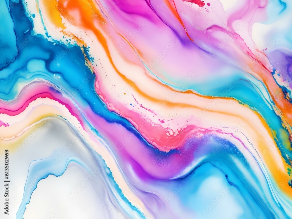 abstract watercolor background generated Ai 